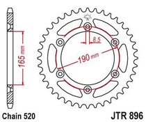 JT JTR896.48 Zadní kolečko (rozeta), 48 zubů, 520