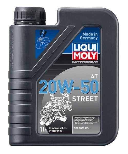 LIQUI MOLY Motorbike 4T 20W50 Street - minerální motorový olej 1 l