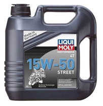 LIQUI MOLY Motorbike 4T 15W50 Street - polosyntetický motorový olej 4 l