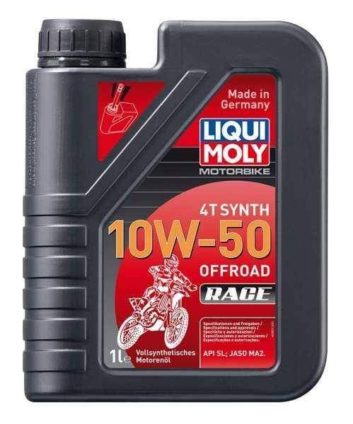 LIQUI MOLY Motorbike 4T Synth 10W50 Offroad Race - plně syntetický motorový olej 1 l