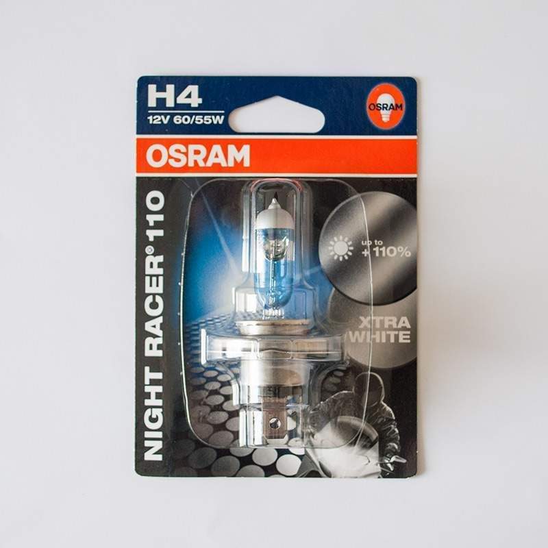 OSRAM žárovka H4 60/55W 12V NIGHT RACER (+110 % BLISTER 1 ks)