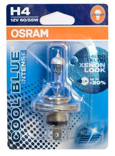 OSRAM žárovka H4 60/55W 12V P43T COOL BLUE (BLISTER 1 ks)