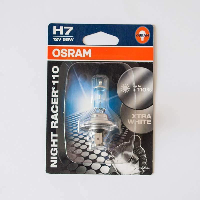 OSRAM žárovka H7 55W 12V PX26D NIGHT RACER (+110% BLISTER 1 ks)