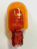 OSRAM žárovka WY21W 12V 21W WX3x16D C1 (celé sklo oranžové)