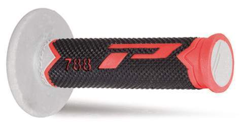 PROGRIP gripy PG788 OFF ROAD (22+25mm, délka 115mm) barva červená/černá/šedá (trojdílné) (788-220)