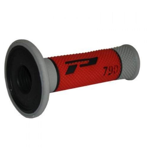 PROGRIP gripy PG790 OFF ROAD (22+25mm, délka 115mm) barva černá/šedá/červená (trojdílné) (790-235) (PG790/6)