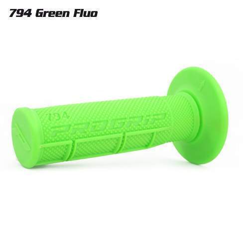 PROGRIP gripy PG794 OFF ROAD (22+25mm, délka 115mm) barva zelená fluo (jednodílné) (794-188) (PG794/10)