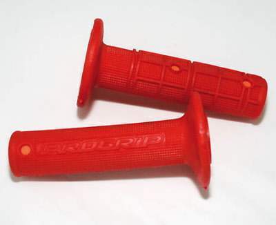 PROGRIP gripy PG799 OFF ROAD (22+25mm, délka 118mm) barva červená Z oranžováM (dvoudílné) (799-294) (PG799/4)