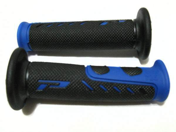 PROGRIP gumové gripy rukojetí PG725 ROAD (22+25mm, délka 122mm) barva modrá/černá (dvoudílné) (725-150)