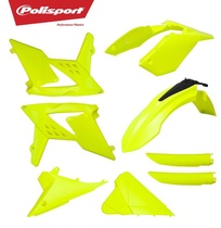 POLISPORT kompletní plasty BETA RR 250/300 2T 350/400/450 4T 13-17, barva žlutá fluo