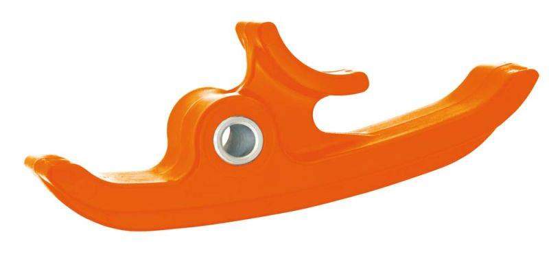 RACETECH slider řetězu (malý) KTM SX/SXF 11-15, EXC/EXCF 12-16, barva oranžová (KT04029127)