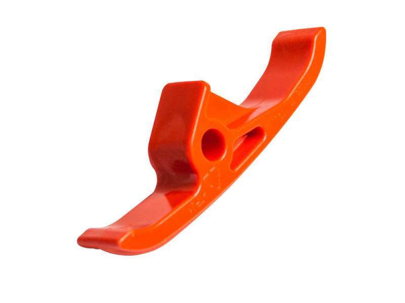 RACETECH slider řetězu (malý) KTM SX/SXF 16-19 HUSQVARNA TC 125 16-19 FE 250/350/450 17-19, barva oranžová (KT04065127)