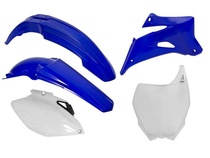 RACETECH kompletní plasty YAMAHA YZF 450 06-09, barva OEM bílá modrá (tabulka) (YA305E999)
