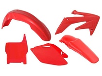 RACETECH kompletní plasty HONDA CRF 250R 06-07, barva červená (tabulka) (HO105E070)