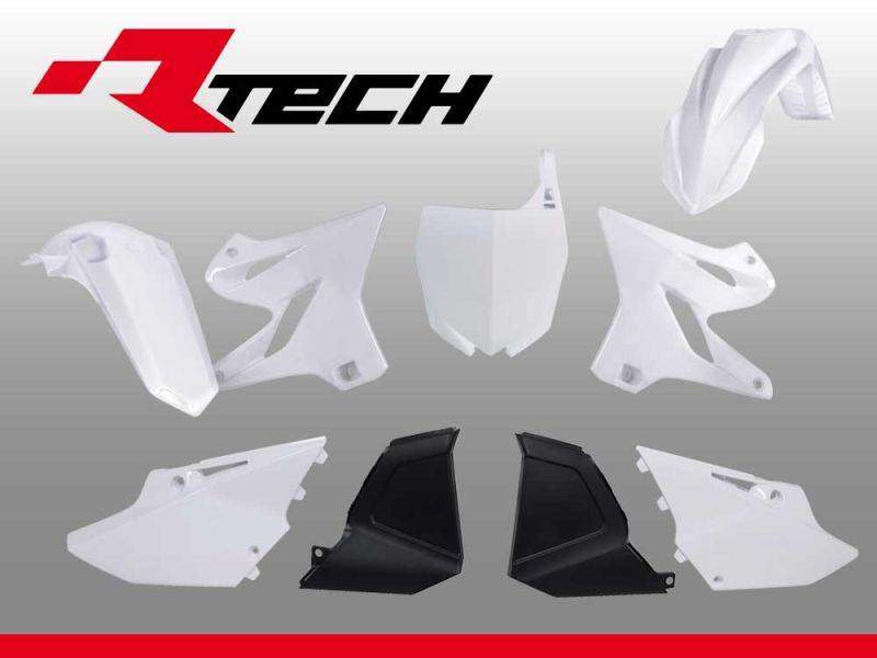 RACETECH kompletní plasty YAMAHA YZ 125/250 02-14 RESTYLING na model 2015, barva bílá