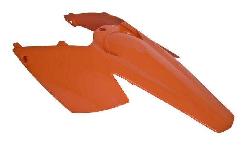 RACETECH zadní blatník KTM SX 03-06, EXC 03-07 blatník s boky, barva oranžová (CDKTMAR04XC)