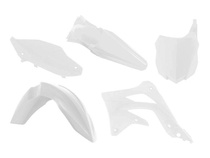 RACETECH kompletní plasty KAWASAKI KXF 450 13-15, barva bílá (tabulka) (KA220E047)