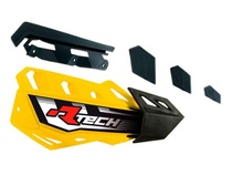 RACETECH náhradní plastové kryty rukojetí FLX / ALU / ATV, barva žlutá