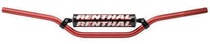 RENTHAL řídítka 7/8 CALA 22mm MX HANDLEBAR RED CR HIGH/RICKY JOHNSON PADDED, barva červená s hrazdou