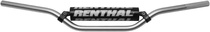 RENTHAL řídítka 7/8 CALA 22mm MX HANDLEBAR SILVER ENDURO PADDED, barva stříbrná s hrazdou