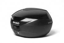 Shad Vrchní kufr na motorku s barevným krytem SH39 Lesklá černá