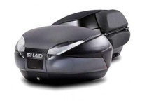 Shad Vrchní kufr na motorku SH48 Tmavě šedý with backrest, carbon cover and PREMIUN SMART lock