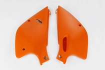 UFO boční tabulky zadní KTM 4T 93-99, barva oranžová
