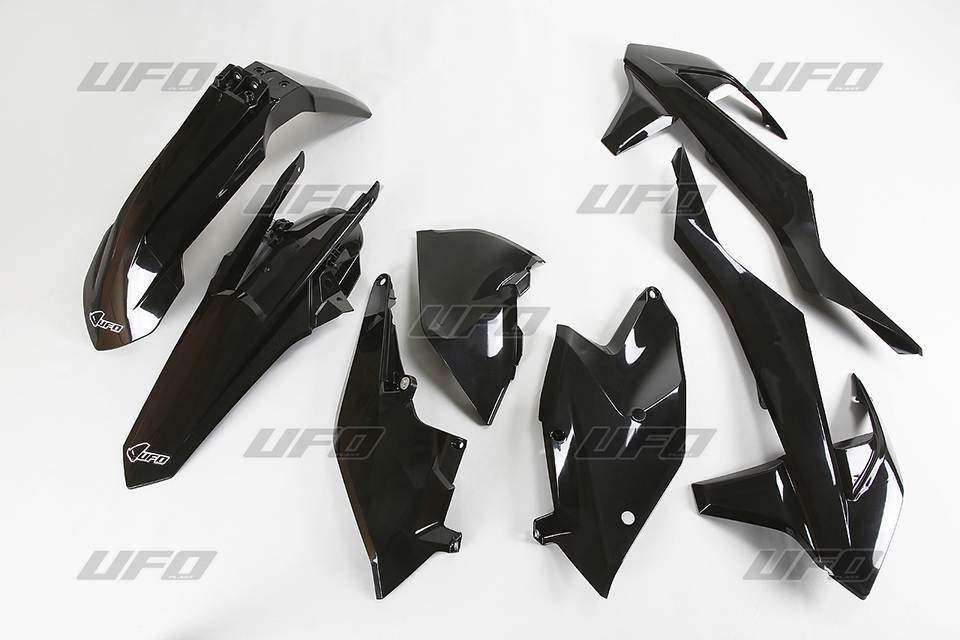 UFO kompletní plasty KTM EXC 17-18, barva černá