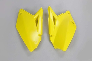 UFO boční tabulky zadní SUZUKI RMZ 250 07-09, barva žlutá