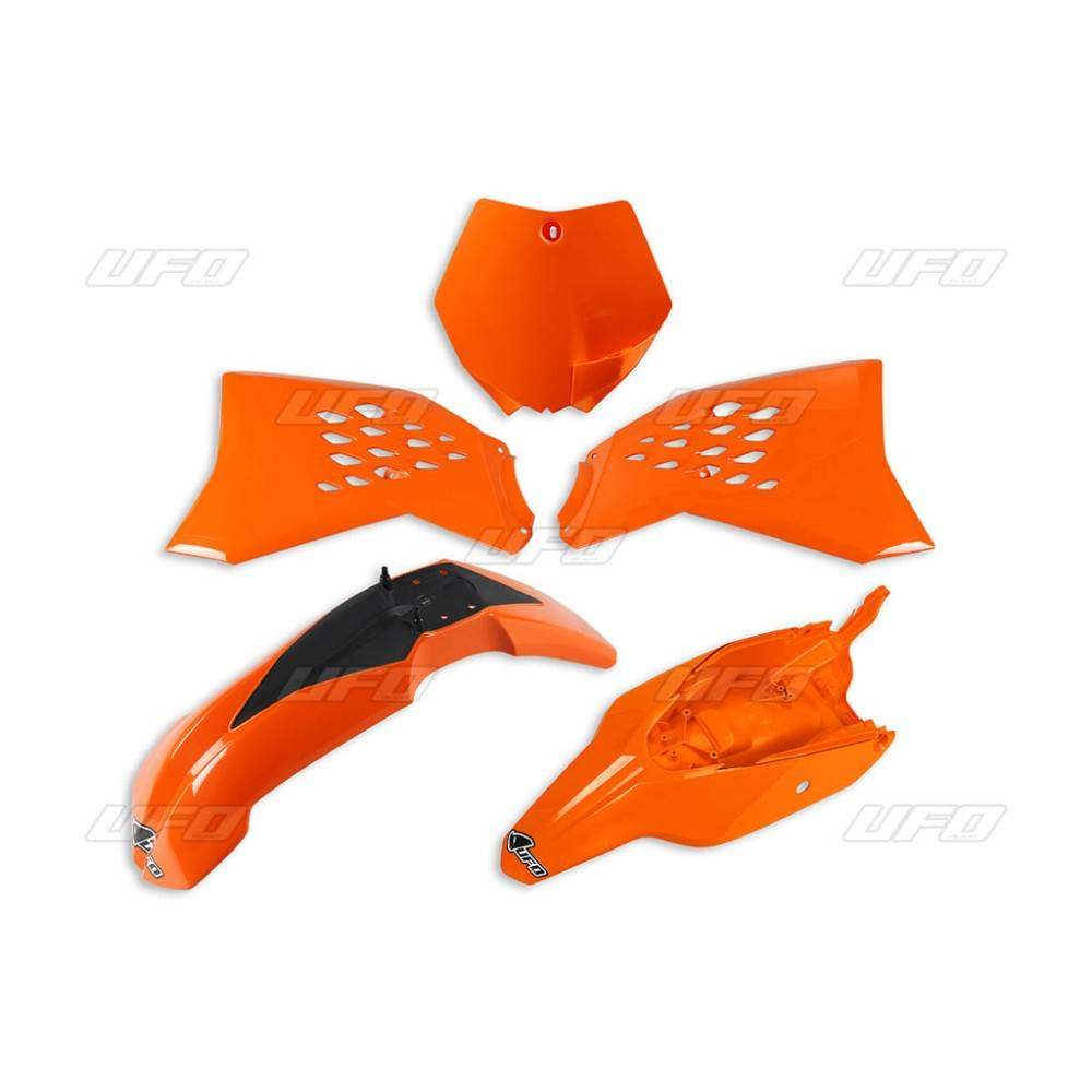 UFO kompletní plasty KTM SX 65 12-15, barva oranžová