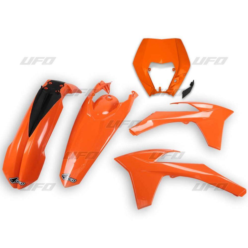 UFO kompletní plasty KTM EXC/EXC-F 12-13, barva oranžová