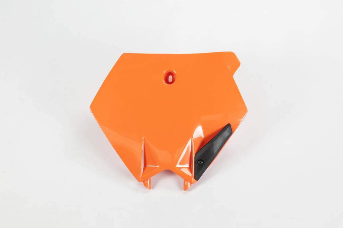 UFO tabulka pod startovní číslo KTM SX 03-06, EXC 03-07, barva oranžová