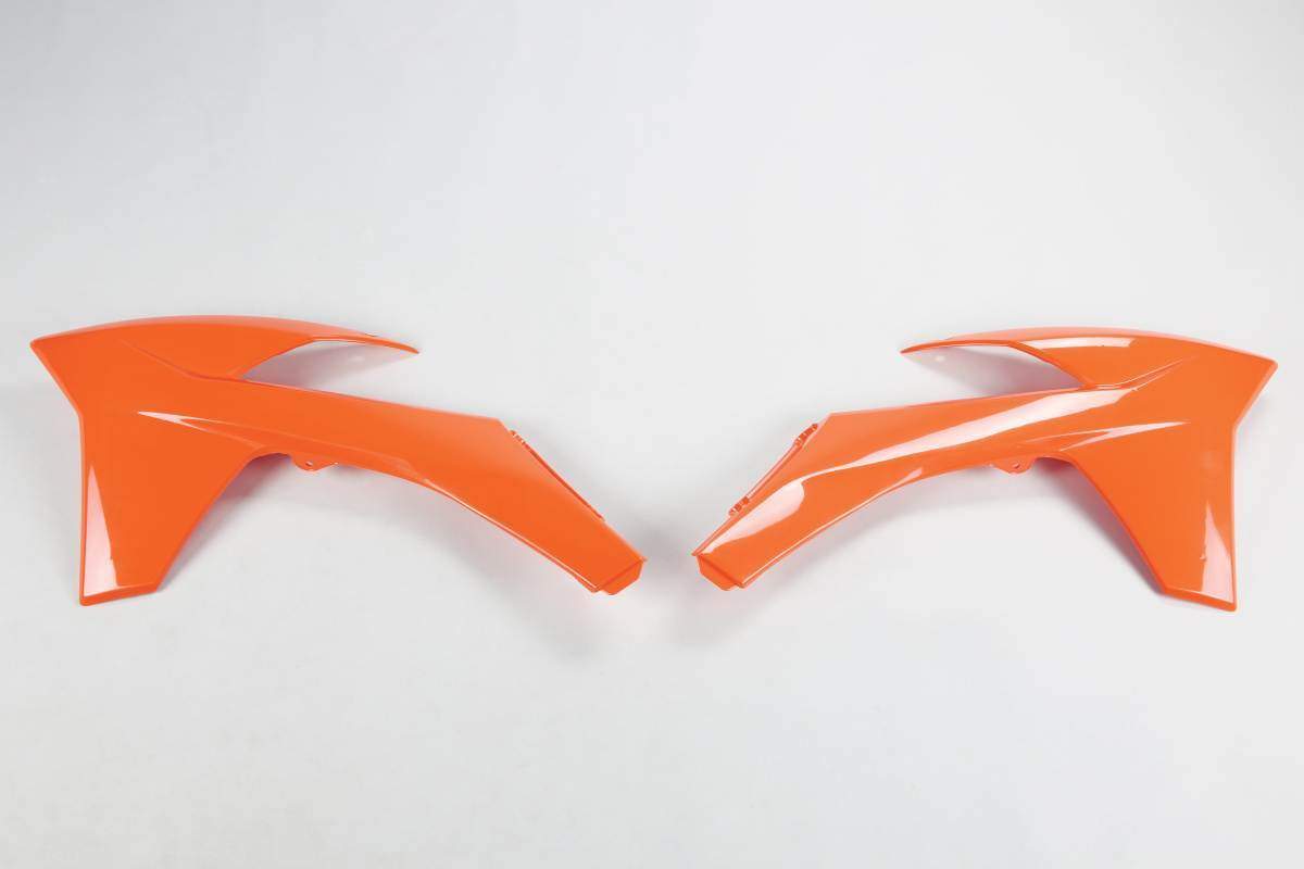 UFO kryt chladiče KTM SX/SXF 11-12, EXC 12-13, barva oranžová