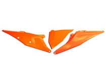 UFO boční tabulky zadní KTM SX/SXF 19, barva oranžová fluo