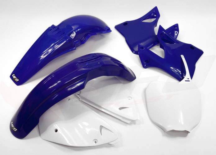 UFO kompletní plasty YAMAHA YZ 125-250 00-01, barva OEM (modrá/bílá)