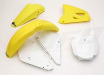 UFO kompletní plasty SUZUKI RM 85 00-20, barva OEM dle ročníků 00-15 a 18-20 (žlutá/bílá)