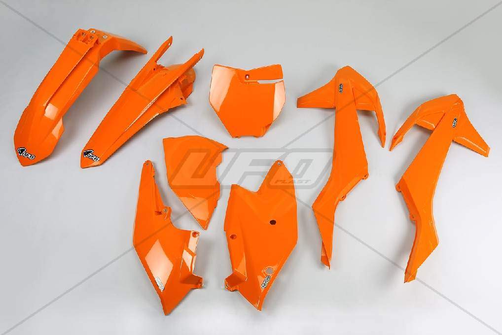 UFO kompletní plasty KTM SX/SXF 16-18 (krom SX 250 16), barva oranžová