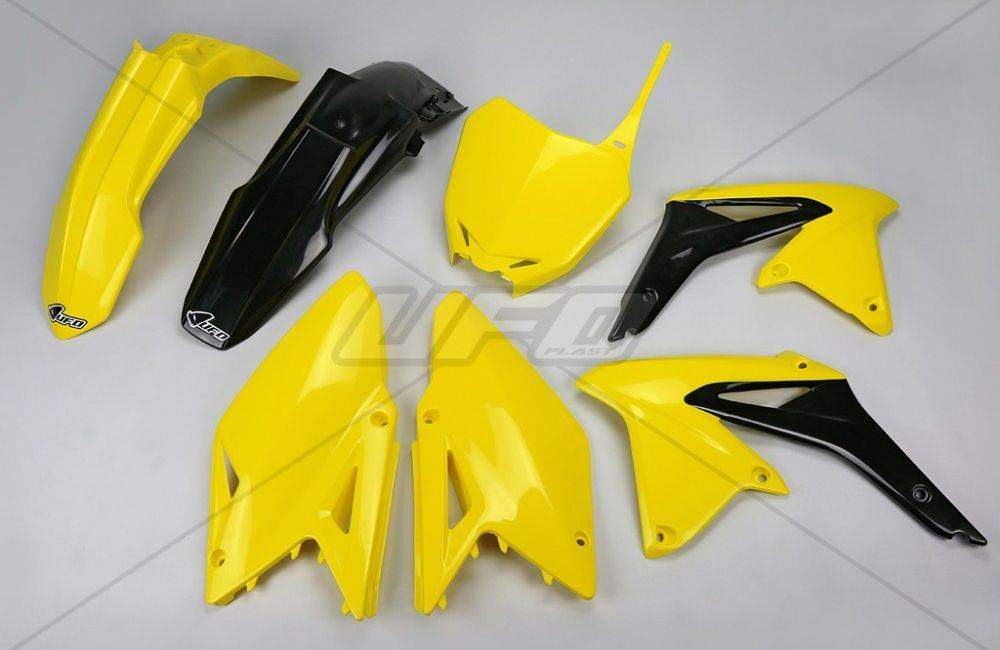 UFO kompletní plasty SUZUKI RMZ 450 14-17, barva OEM 16 (žlutá/černá)