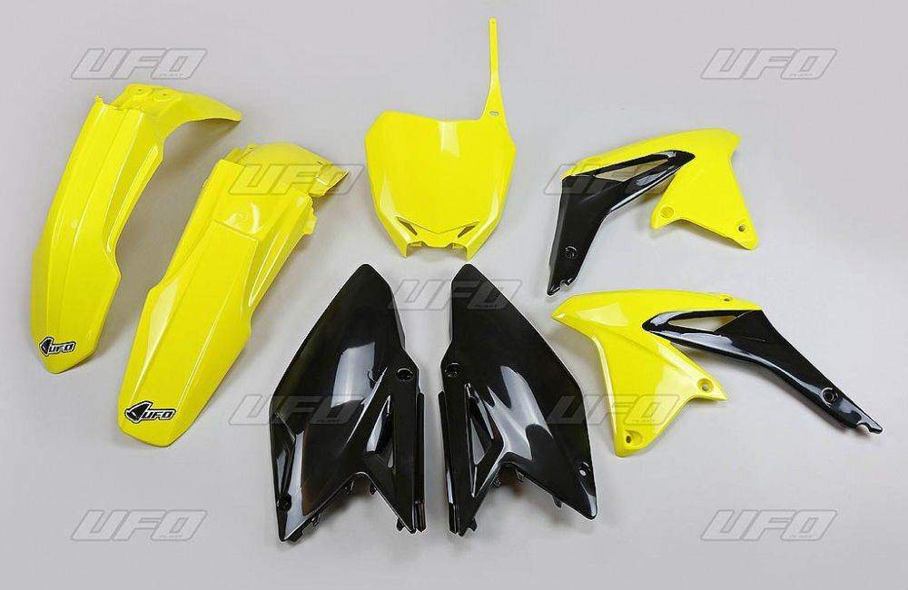 UFO kompletní plasty SUZUKI RMZ 450 14-17, barva OEM 17 (žlutá/černá)