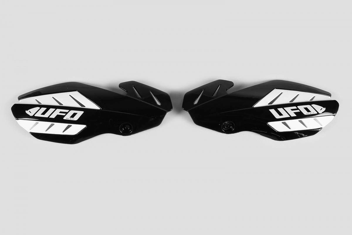 UFO náhradní plasty pro kryty rukojetí FLAME, barva černá/bílá