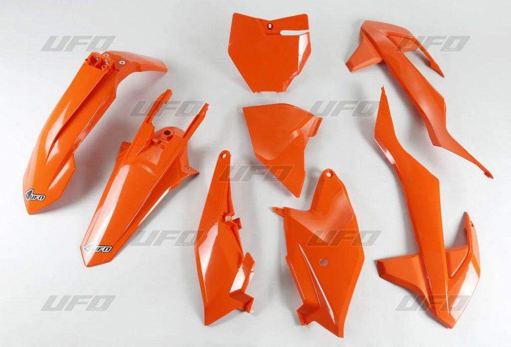 UFO kompletní plasty KTM SX 85 18-19, barva oranžová