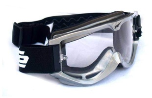 Arnette Privater motokrosové brýle, stříbrné