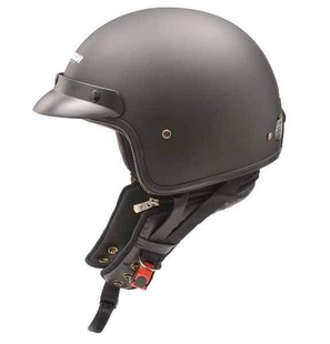Cassida Police černá matná otevřená helma, přilba na motorku