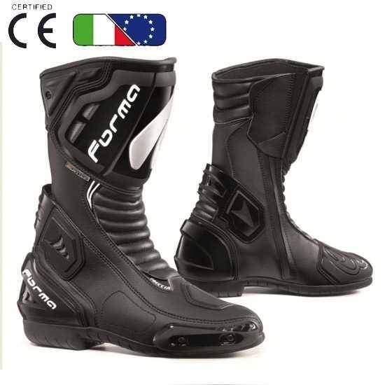 Sportovní boty FORMA FRECCIA Black, černé motoboty na motorku