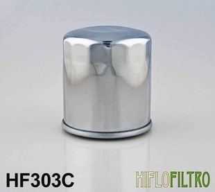 Olejový filtr Hiflo HF303C stříbrný filtr pro motorku pro KAWASAKI XANTHUS 400 (ZR 400 D) rok výroby 1995