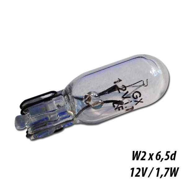 Žárovka T7 12V1, 7W, (W2, 1x6, 5d) Ø=6 mm