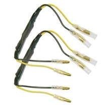 Napájecí kabel blinkru s odporem 27 Ohm / 5 Watt na motorku, i pro LED blinkry