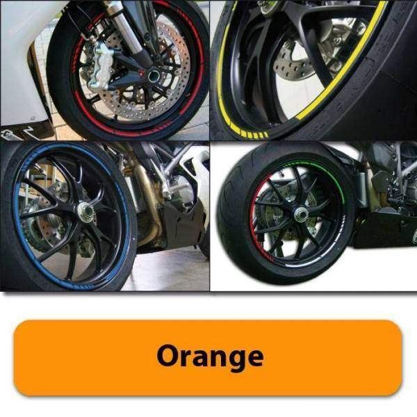Proužky na ráfky GP Style, oranžové, 7mm široké, pro 16-19 palcová kola