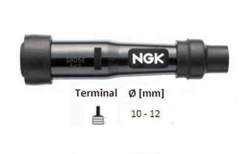 NGK SD05F koncovka zapalovací svíčky pro motorku