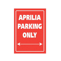 Parkovací cedule Aprilia parking only
